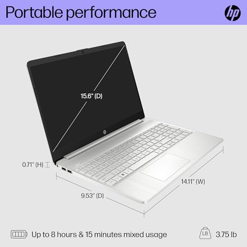 HP Laptop 15-dy2718nr, 11th Generation Intel® Core™ i7-1165G7, Intel® Iris® Xe Graphics, 12 GB DDR4, (15-dy2718nr, silver) - Image 5