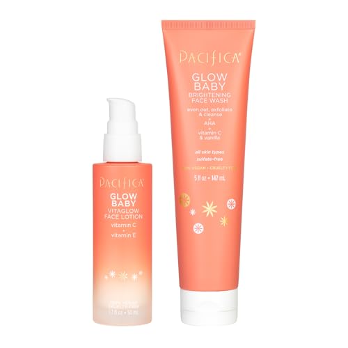 Pacifica Beauty Glow Baby VitaGlow Face Lotion and Brightening Face Wash Set, Skincare, Vitamin C and E, AHA, Exfoliator, Cleanser, Hydrating, Moisturizer, Vegan, 1.7 fl oz and 5 fl oz (Set of 2) - Image 16