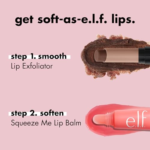 e.l.f. Squeeze Me Lip Balm, Moisturizing Lip Balm For A Sheer Tint Of Color, Infused With Hyaluronic Acid, Vegan & Cruelty-free, Peach - Image 5